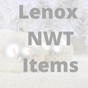 Lenox NWT items sign